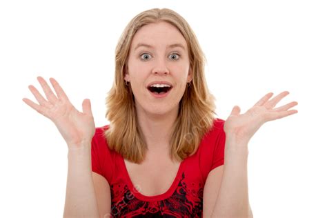 Woman Is Looking Surprised Shocked Woman Wow Surprise Png