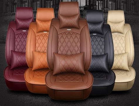 Pu Leather Universal Car Seat Covers For Toyota Mazada Nissan Qashqai X