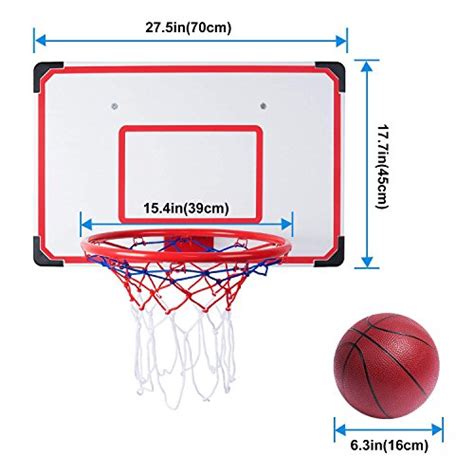 Liberty Imports Pro Indoor And Outdoor Xl Big Basketball Hoop Set 27