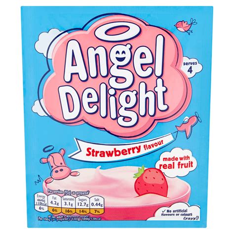 Angel Delight Strawberry Instant Dessert 59g Tinned Fruit Desserts