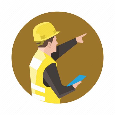 Construction Worker Builder Supervisor Engineer Icon Download On
