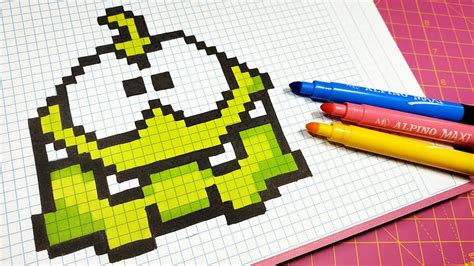 Handmade Pixel Art How To Draw Cute The Rope Pixelart