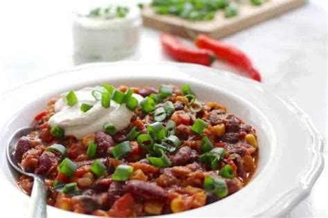 Chili sin Carne ohne Fleisch leckeres Rezept für Vegetarier und Veganer