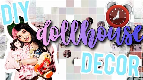 Diy Dollhouse Room Decor Melanie Martinez Inspired Decor Youtube
