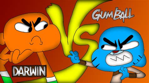 Gumball Vs Darwin By Awesomeboy1122x On Deviantart