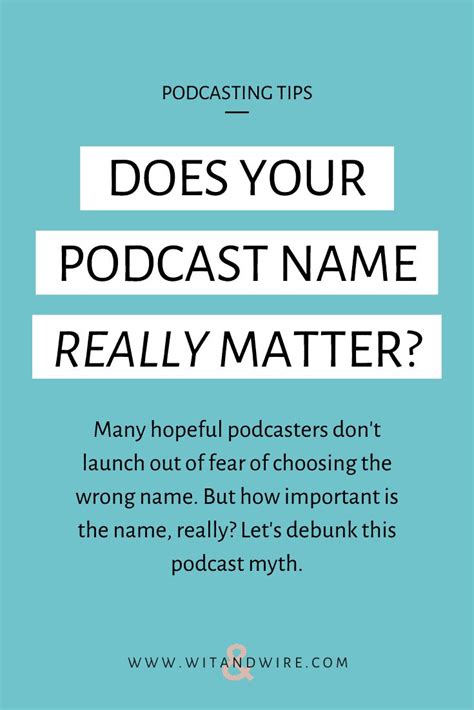 How To Choose The Right Podcast Name Top 3 Methods Podcasts Top