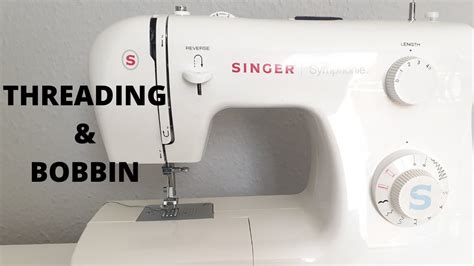 How To Thread A Singer Sewing Machine Threading A Sewing Machine Youtube