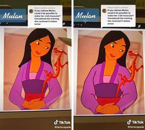 Illustrator Reimagines Disney Princesses With Realistic Body Types