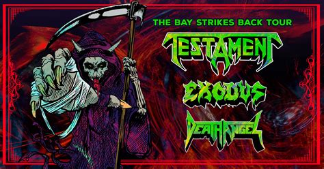 The Bay Strikes Back Tour In Manila Ft Testament Exodus And Death Angel