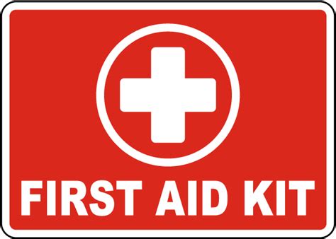 First Aid Kit Sign Claim Your 10 Discount