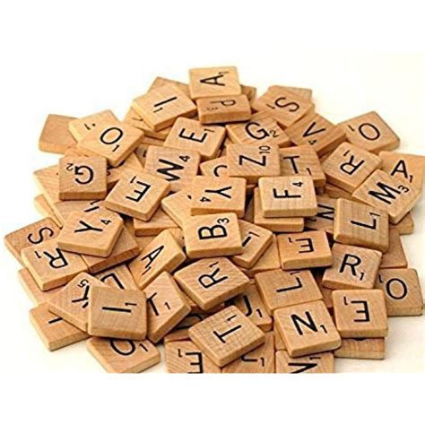 1000 Scrabble Tiles New Scrabble Letters Wood Pieces 10 Complete