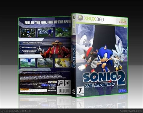 Sonic The Hedgehog Ii Xbox 360 Box Art Cover By