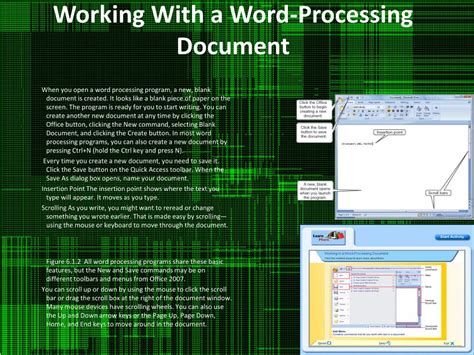 Ppt Word Processing Basics Powerpoint Presentation Free Download