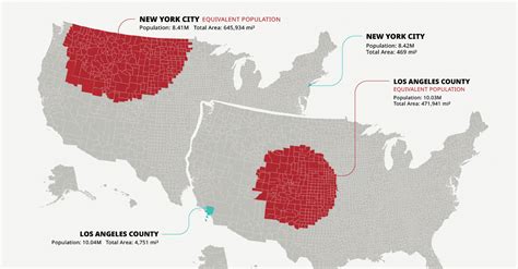 These Powerful Maps Show The Extremes Of Us Population Density Wp