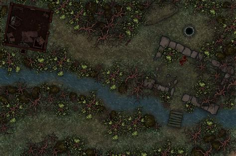 The Witch House With Its Own Pocket Dimension 20x20 Rbattlemaps