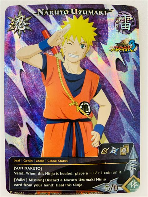 Mavin Naruto Fan Prism Foil Custom Card Game Ccg Naruto Uzumaki Pr 095