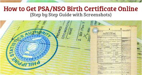 How To Get Psa Or Nso Birth Certificate Online Useful Wall