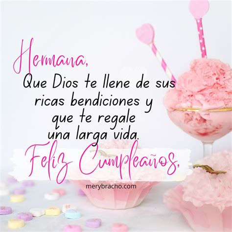 Frases Cristianas De Cumpleaños Para Una Hermana