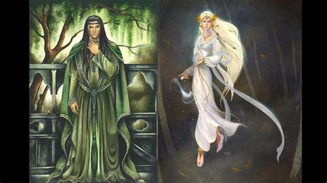 Galadriel was the lady of the woods of lothlórien, which she ruled with celeborn her husband. Exploring Middle-Earth: Elrond and Galadriel - YouTube