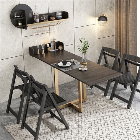 2020 New Arrival Apartment Wall Mounted Folding Mini Flat Dining Table