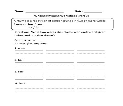 Check spelling or type a new query. Englishlinx.com | Rhyming Worksheets