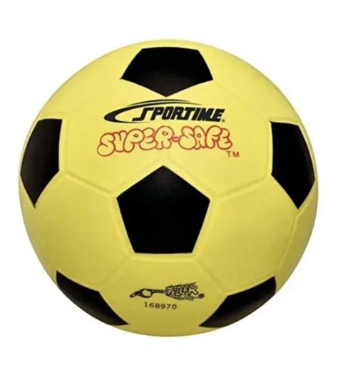 Sportime Super Safe 8 In Soccer Ball Yellowblack Bnip Factory Sealed 1500 Picclick