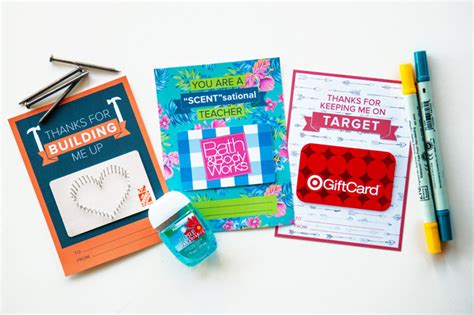 Maybe you would like to learn more about one of these? Creative gift card ideas for teachers with free printable | How Does She