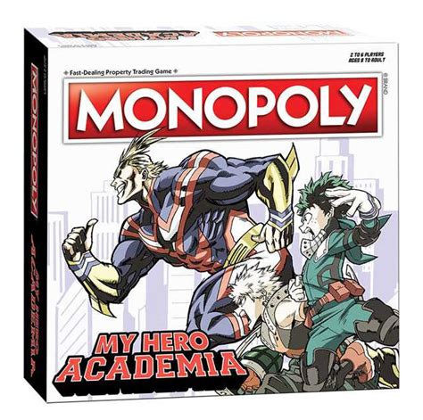 Usaopoly My Hero Academia Edition Monopoly Toys And Hobbies Games De7328428