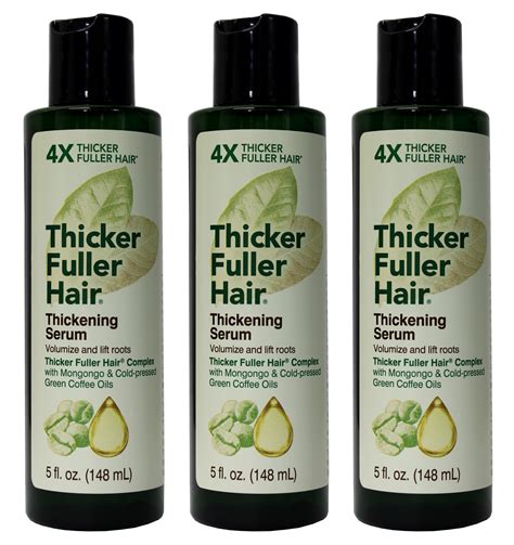 Thicker Fuller Hair Instantly Thick Serum 5 Oz Cell U Plex 3 Pack