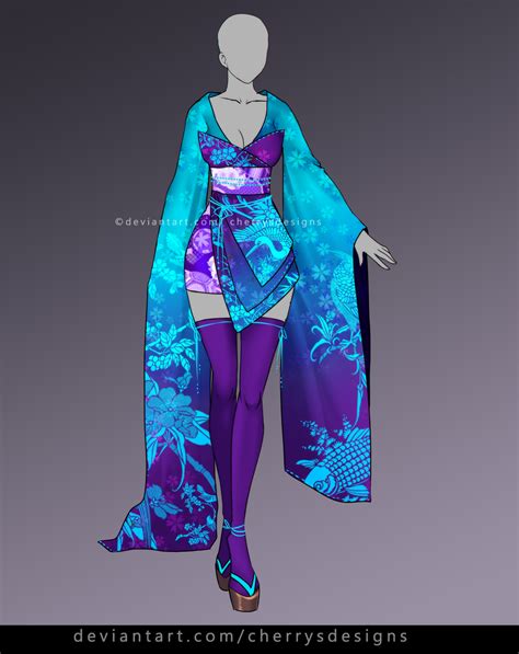 closed 24h auction outfit adopt 924 by cherrysdesigns fashion design drawings anime