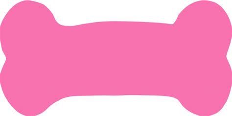 Pink Dog Bone Clip Art Clipart Image 2 2 Wikiclipart