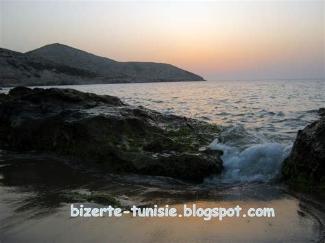 Bizerte In Tunisia The Beauty Of Sunset At La Grotte Beach In Bizerte