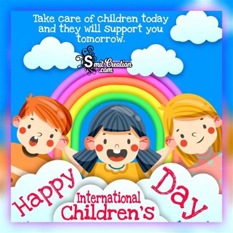 Happy International Childrens Day Slogan