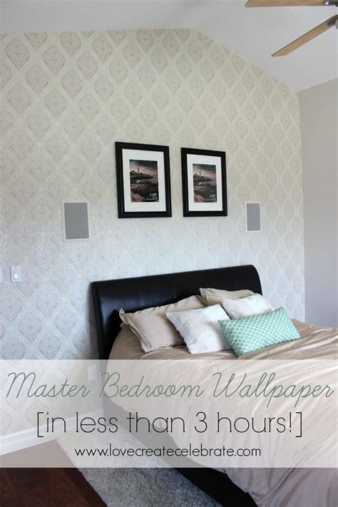 Master Bedroom Wallpaper In Less Than 3 Hours Love