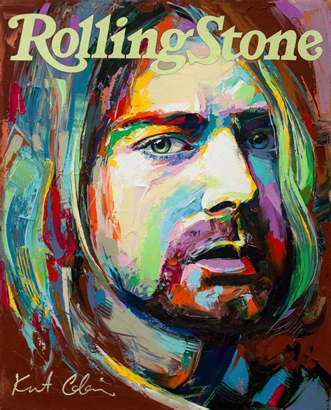 A montage of kurt cobain's beautifully twisted artwork. Kurt Cobain Nirvana Digital Download Art Print of ...