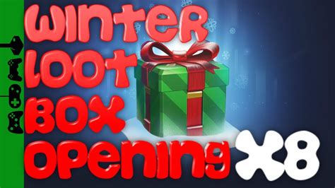Overwatch Winter Loot Box Opening X8 Youtube