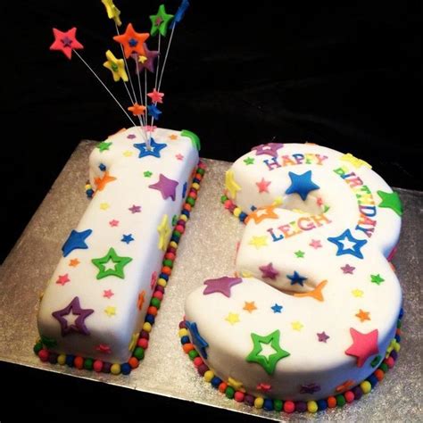 13th Birthday Stars Cake Birthday Cakes For Teens 13 Birthday Cake