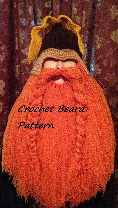 Woot Finally A Pattern Yay Thanks Crochet Beard Pattern Design For Use With By