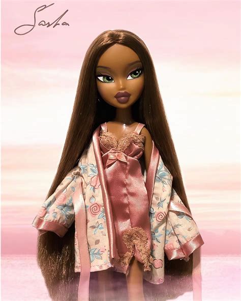 sweet dreams 🌸 bratz doll dolls sasha lashes pink sweet dreams night beauty fashion style photo