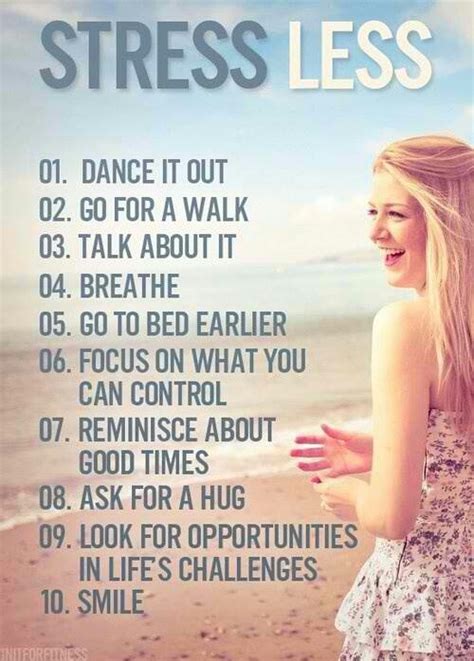 Top 10 To Less Stress Quotes And Sayings