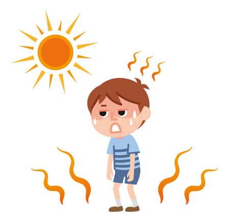 hot weather sweat illustrations royalty free vector graphics and clip art istock
