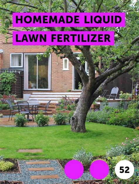 This is always a help because you'll see bigger results, quicker. Learn Homemade Liquid Lawn Fertilizer | How to guides, tips and tricks | Lawn fertilizer, Liquid ...