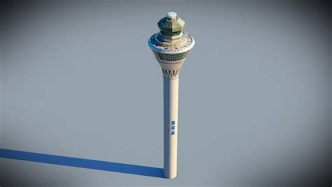 3d Air Control Towers Model Turbosquid 1465780