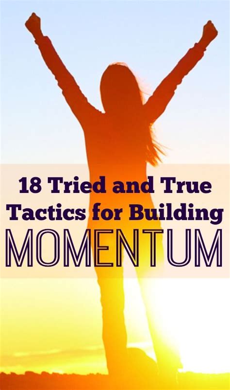 18 Tried And True Tactics For Building Momentum Health Positive
