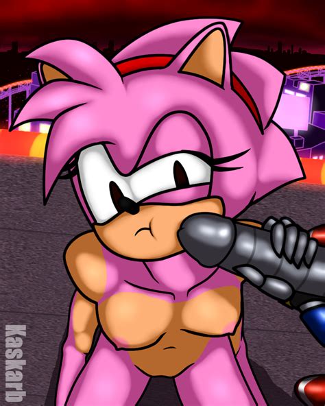 Rule 34 45 Amy Rose Anthro Breasts Duo Female Genitals Kaskarb