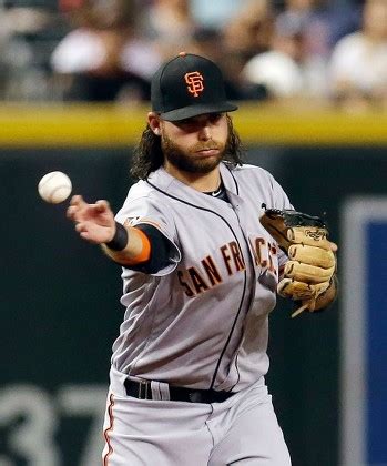 San Francisco Giants Shortstop Brandon Crawford Editorial Stock Photo