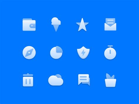 Blue Icons By Muni2018 On Dribbble