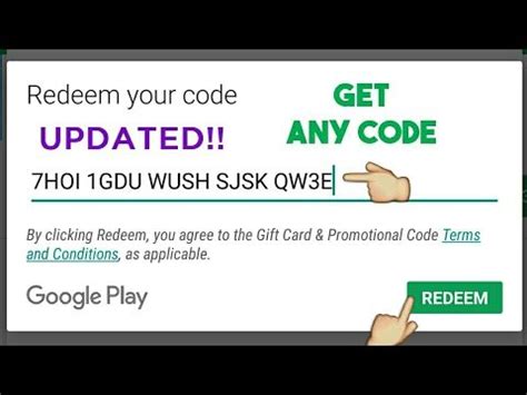 Thanks to this fantastic google play gift card code generator, developed by notable hacking groups, you can generate different gift cards for you and your friends! Google play gift card: free google play gift card codes ...