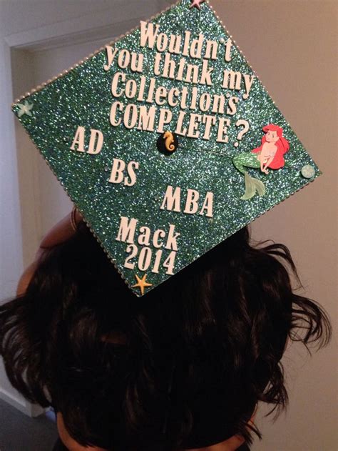 Masters Graduation Cap Lined The Boarder With Pearls And Absolutely