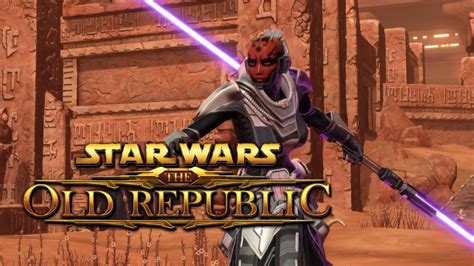 Star Wars The Old Republic Sith Assassin Youtube